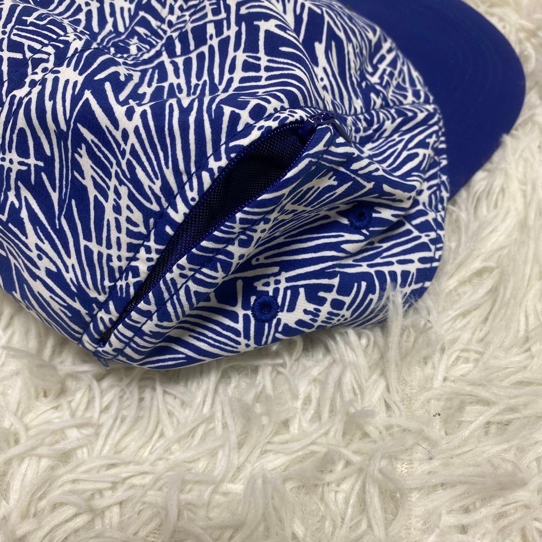 美品　nike　キャップ　AW84　総柄　青系　ナイキ　帽子　DRI-FIT