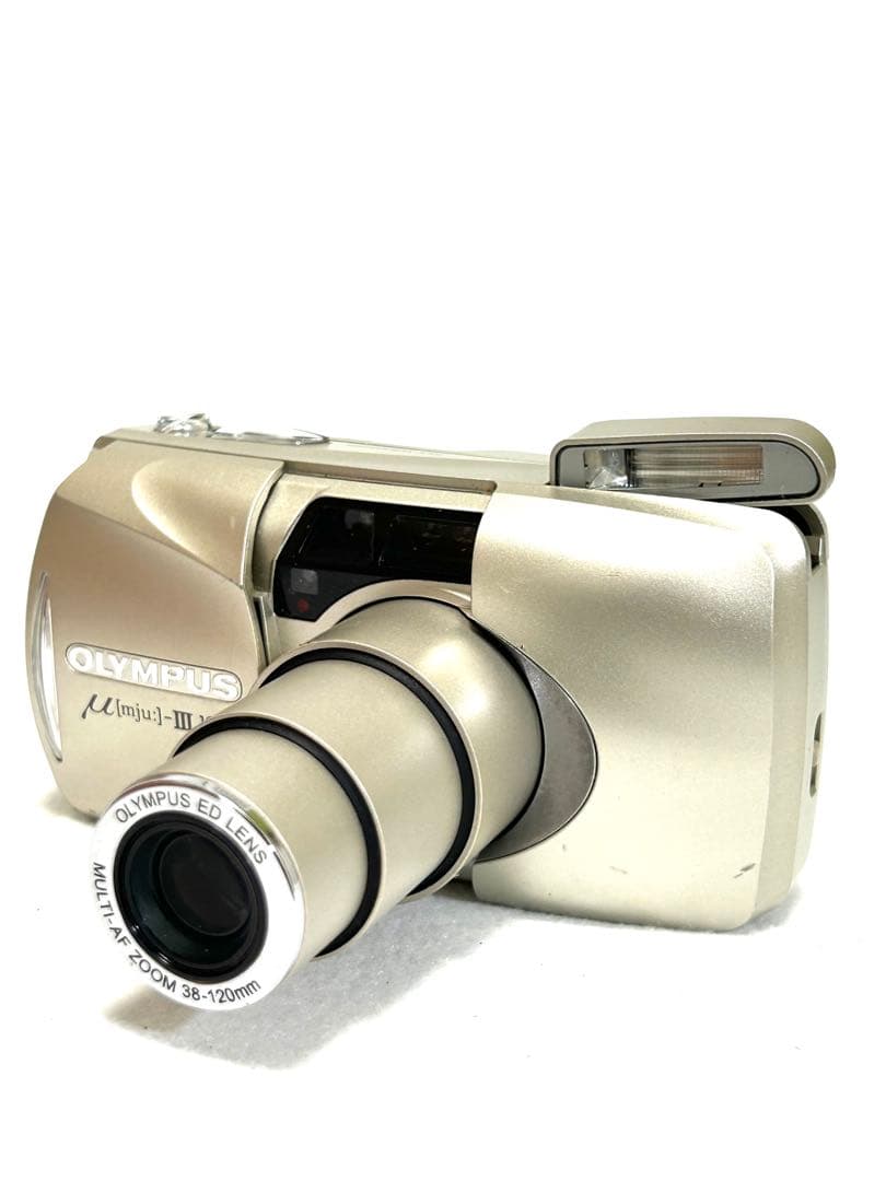 【完動品】Y-275 OLYMPUS μ【mju:】-Ⅲ 120 純正リモコン付