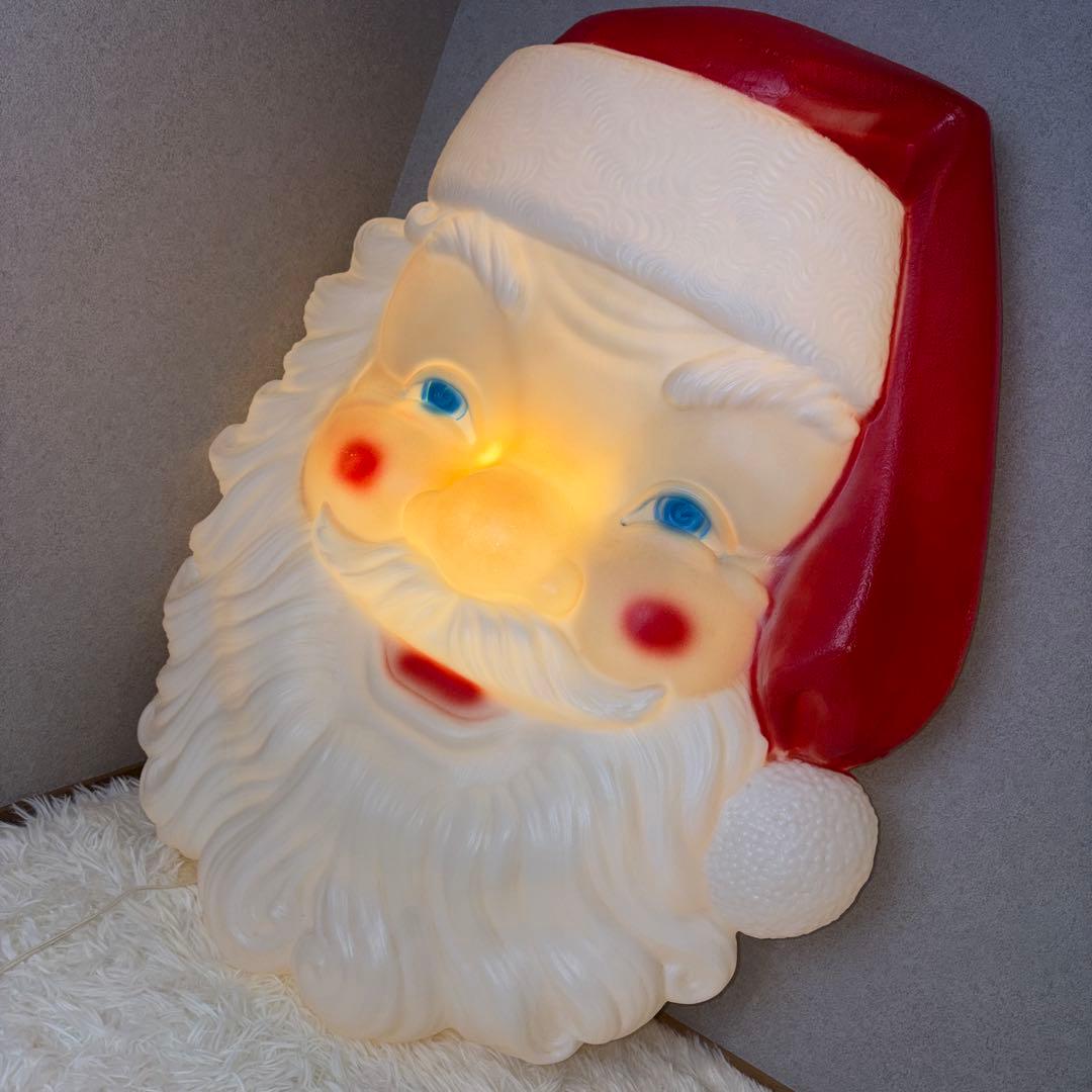 超特大 Empire サンタ フェイス ライト サンタクロース オブジェ