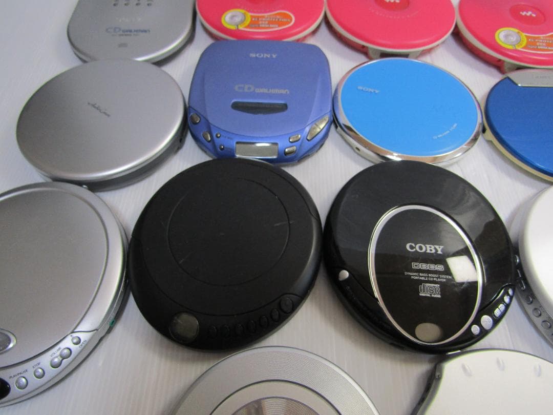 K0721 SONY ... ポータブルCDプレーヤー 14セット ジャンク