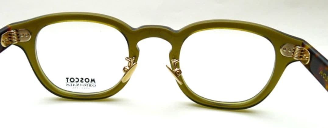 MOSCOT ジャパンリミテッド　レムトッシュオリーブグリーン ×べっ甲柄　眼鏡