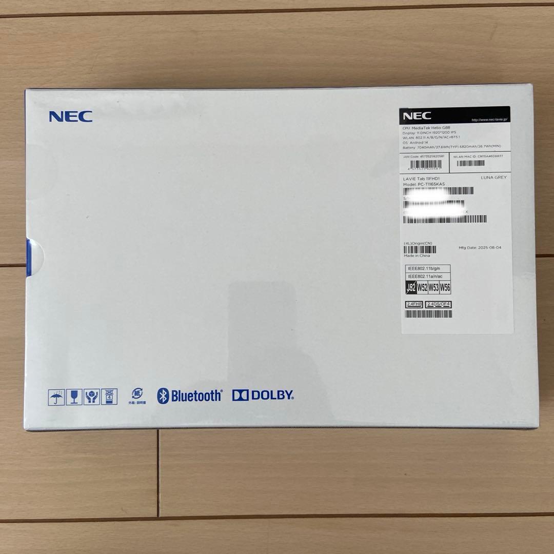NEC LAVIE Tab T11 PC-T1165KAS 新品未開封 128G