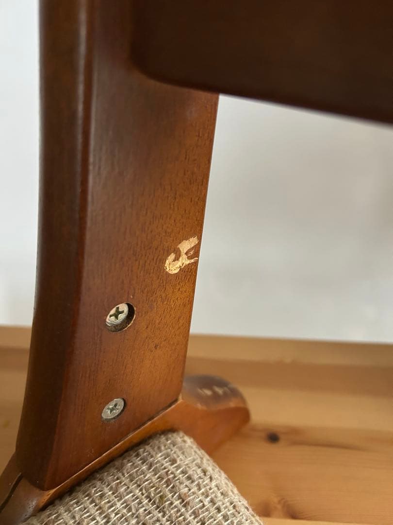 木製　折り畳み座椅子　ローチェア　和室　2脚セット