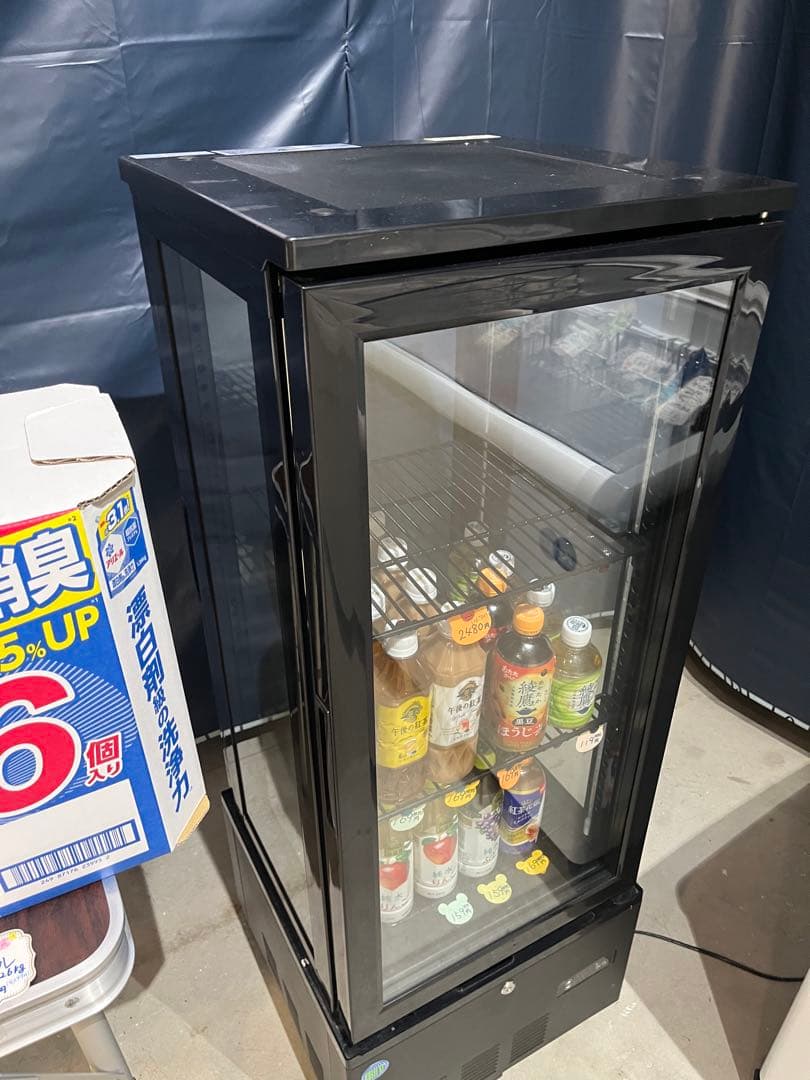 【引取希望・配送相談】 4面ガラス冷蔵ショーケース 【RITS-290】⬛︎