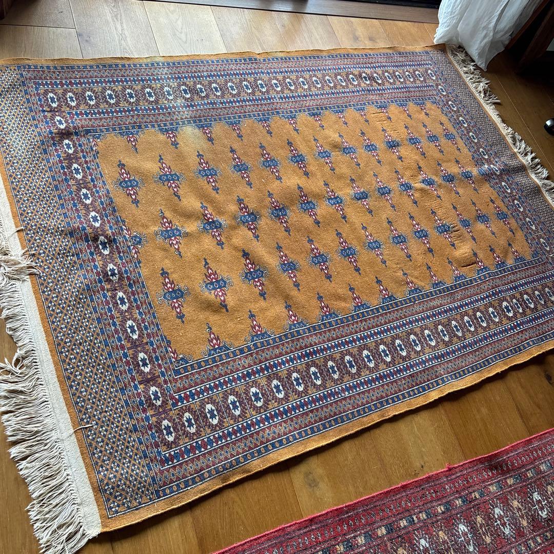 【お値下げ不可】ラグ　トライバルラグ　ヴィンテージラグ