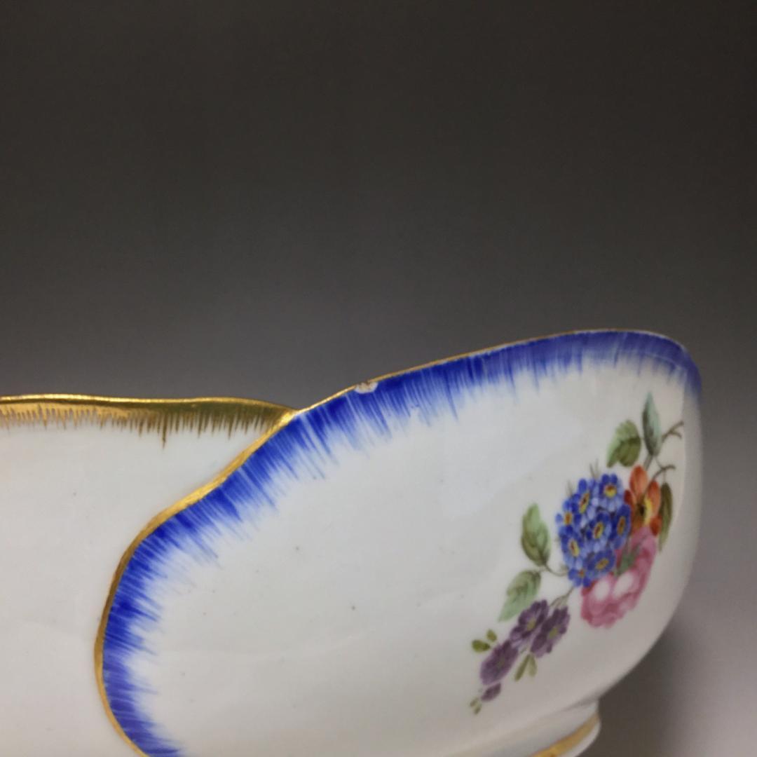 セーブル Sevres 1760年 キャベツの葉パターン サラダボウル