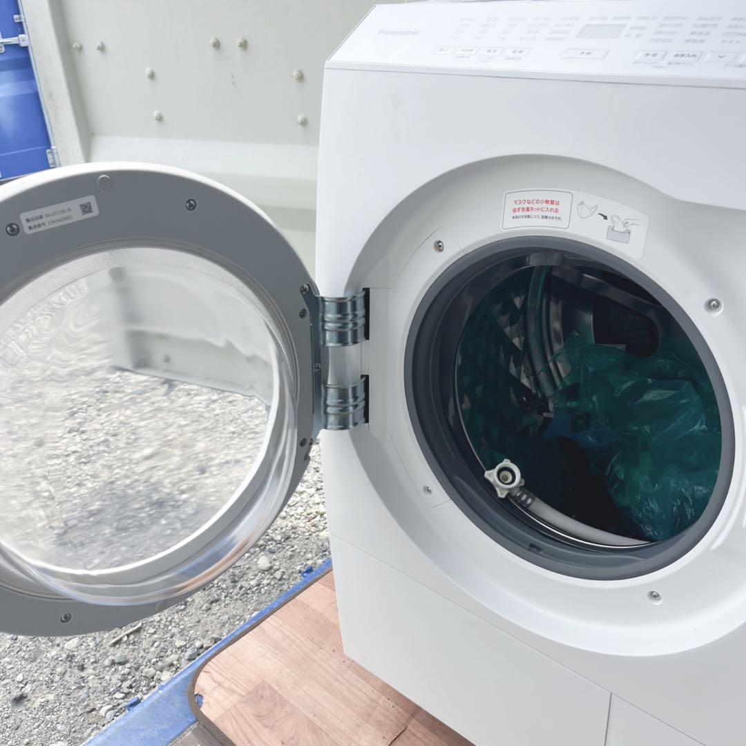 取付無料！パナソニック熱乾燥搭載！マットホワイトドラム式洗濯機！冷蔵庫