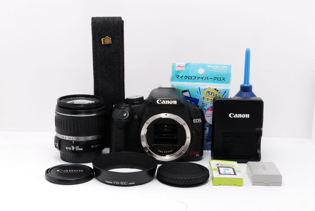 カメラデビューにオススメ❤️Canon kiss X3❤️スマホ転送✨一眼レフカメラ