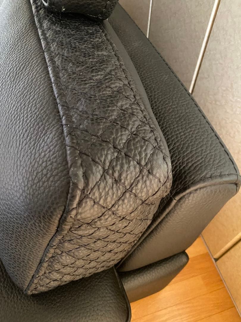 【展示品】ケルビン　ジョルマーニ　黒総革　購入約50万円　高級ソファ　美品