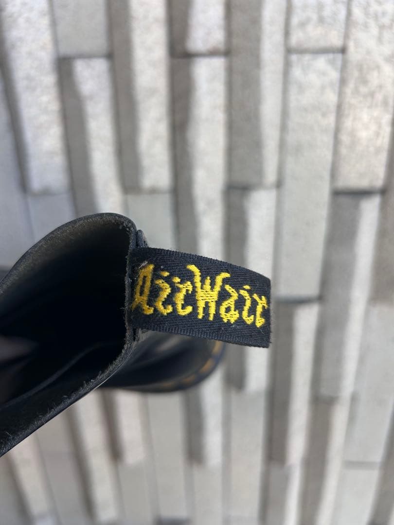 Dr. Martens ブラックレザーブーツ draw drawers トート