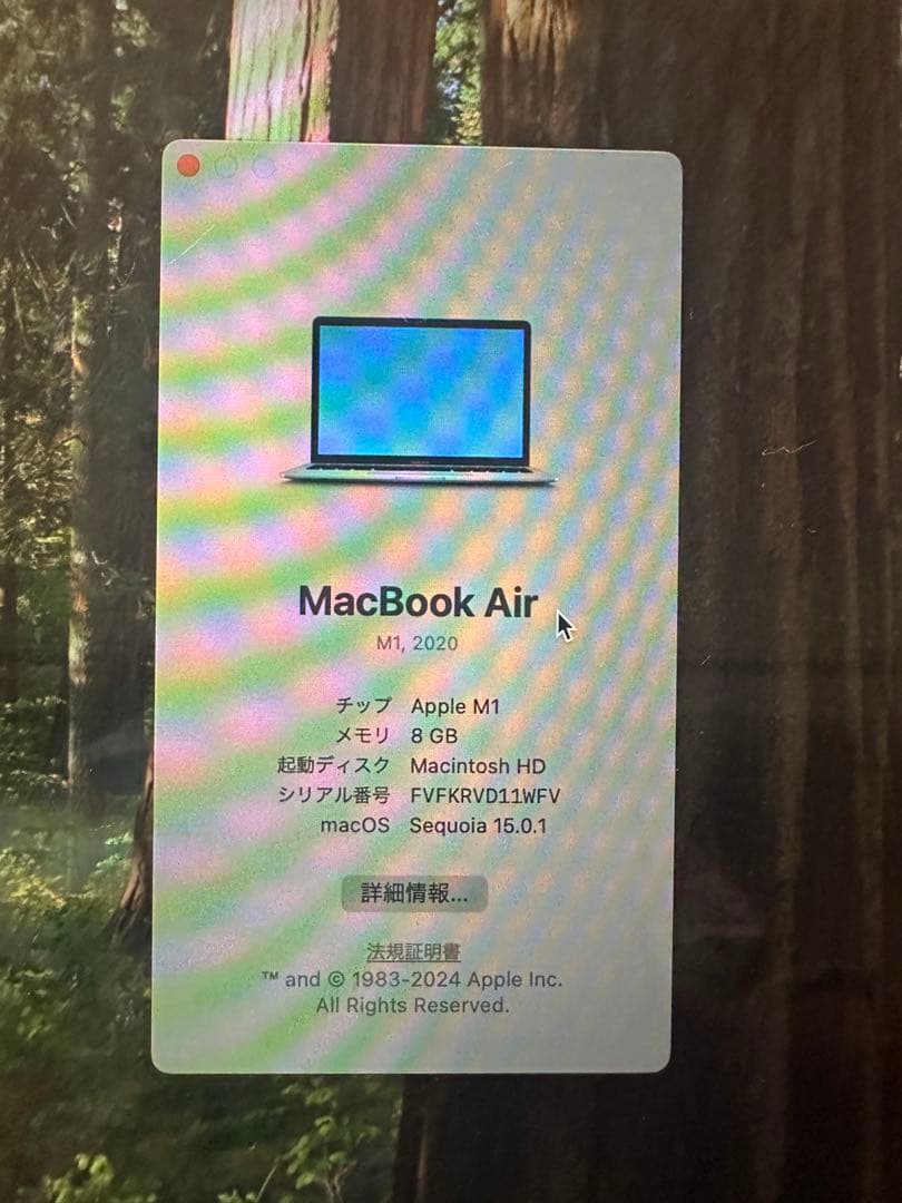 Apple MacBook Air 2020 M1 + wacomペンタブセット