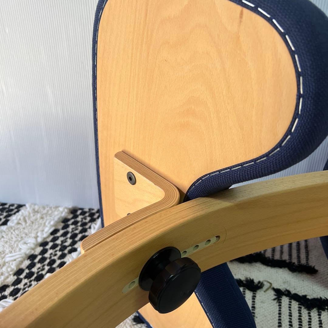 美品✨ Rybo リボ社 バランスイージー バランスチェア ネイビー 姿勢改善