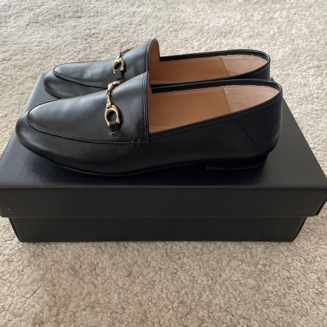 COACH　コーチ ハーレーローファー サイズ：7.5 （約24.5cm)黒