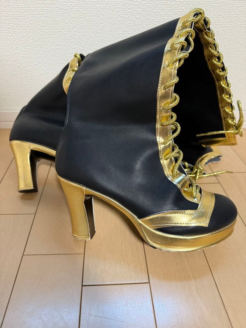 ツイステ スケアリードレス ポムフィオーレ寮 コスプレ衣装　靴付き