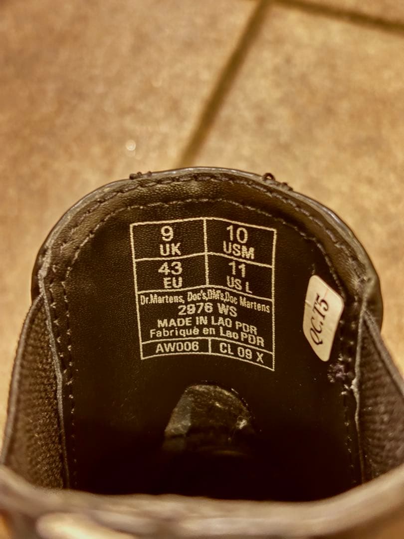 Dr.Martens ホワイトステッチ　チェルシーブーツ