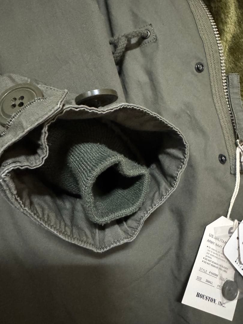 [送料無料][美品] ヒューストンM51ミリタリーパーカーモッズコート