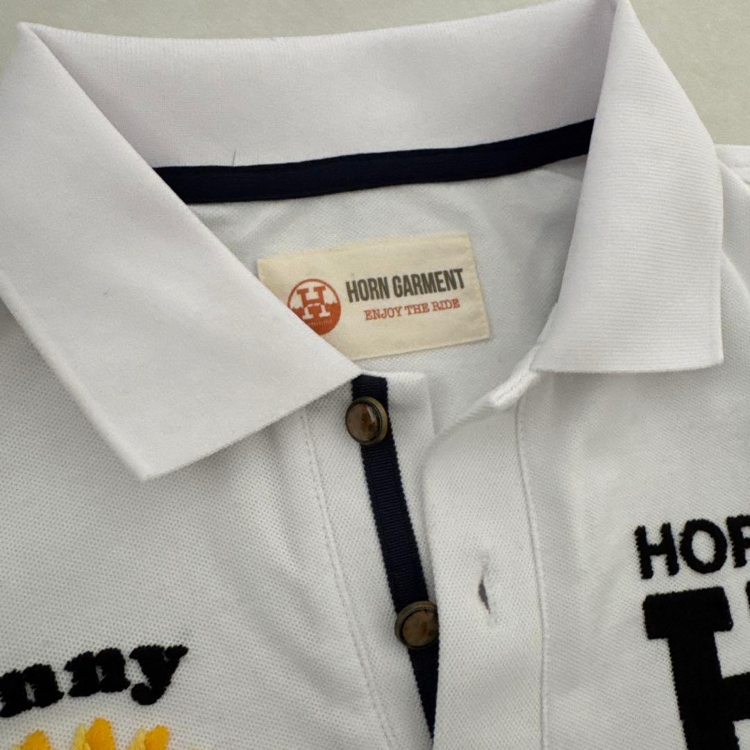 HORN GARMENT サニーポロシャツ ホワイト