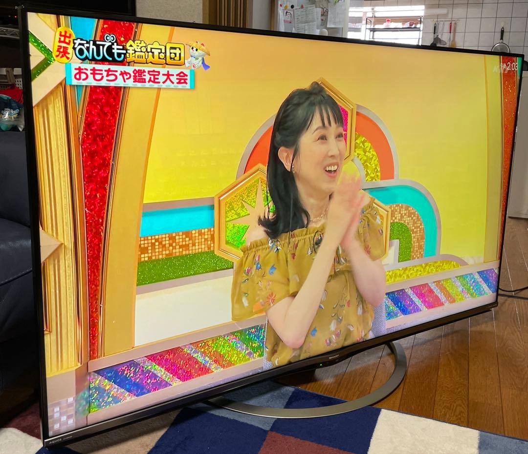 シャープ2017年製60型液晶テレビ 4K/ネット動画対応 送料無料
