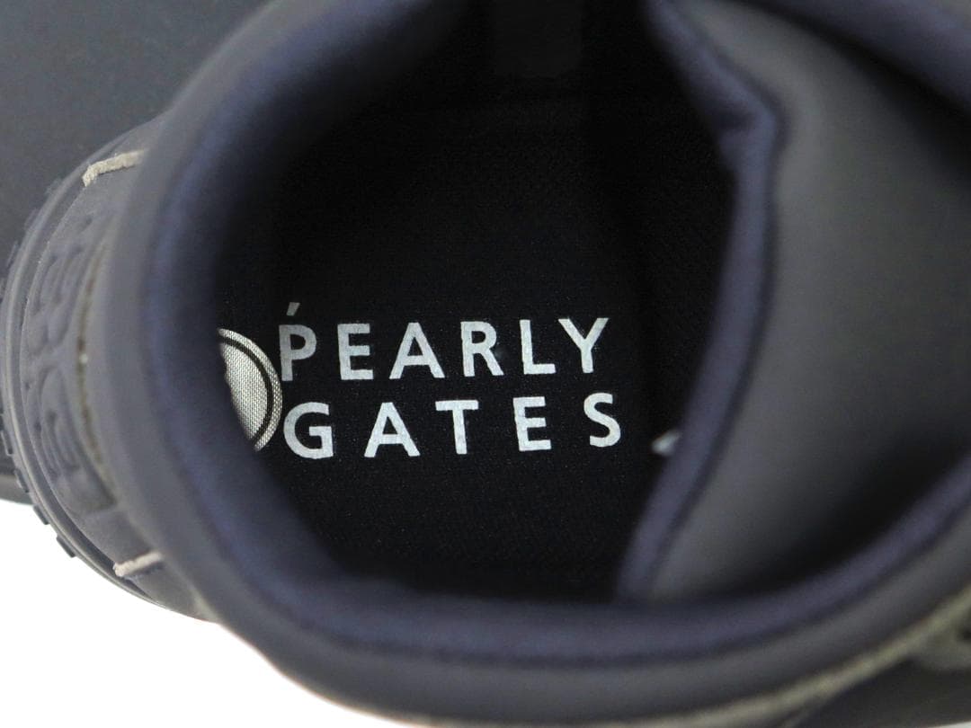 展示品●パーリーゲイツ●ミドルカット　ソフトスパイクゴルフシューズ　25.5cm