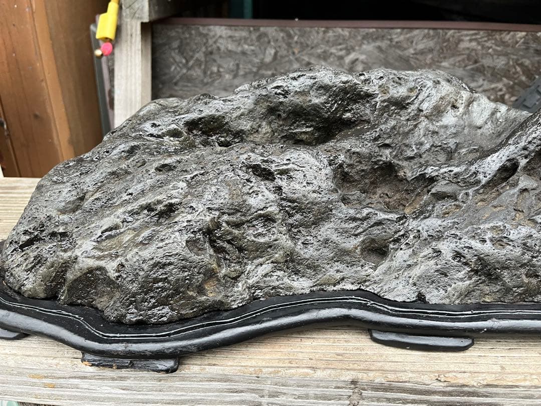 特大鑑賞石、60センチ、幸太郎石、幸太郎石台座付き、盆景石、盆石、水石、