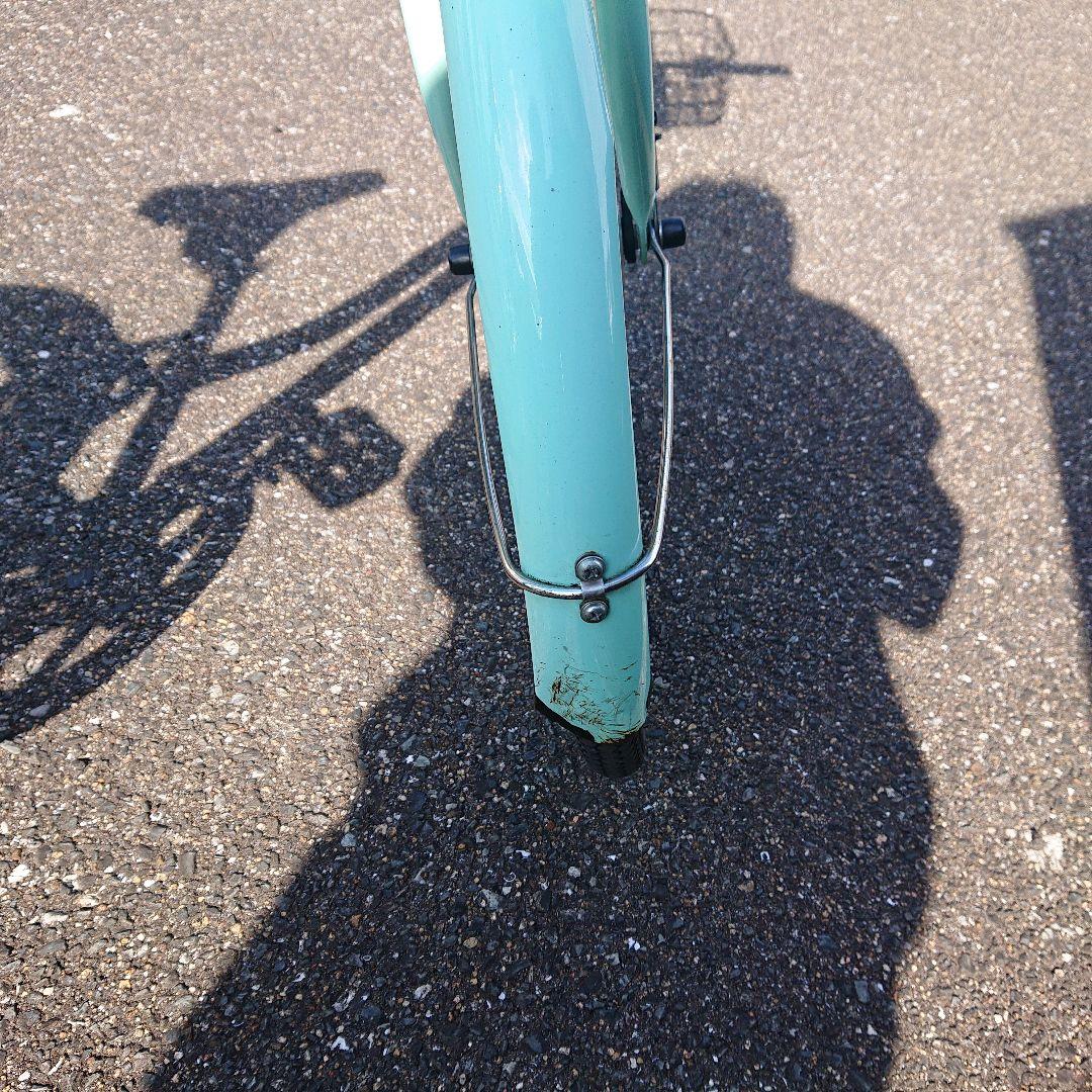 【こじろう】自転車 シティサイクル 26インチ ミントグリーン 女の子