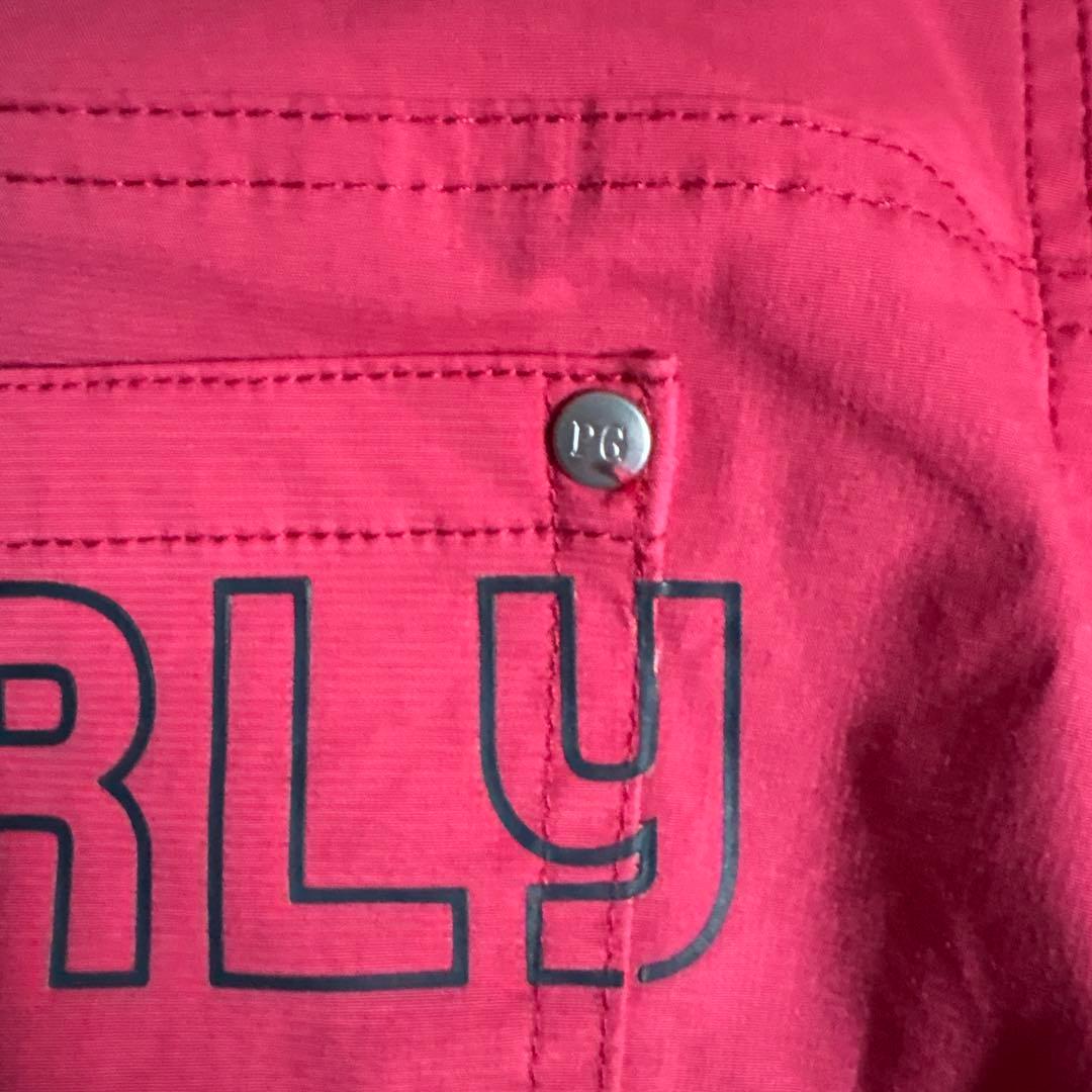 【美品】パーリーゲイツ 赤色 メンズパンツ