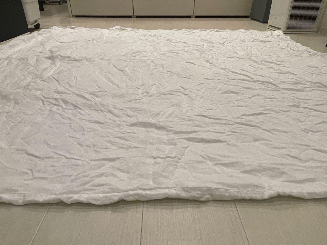 無印良品グレー羽毛掛け布団軽量一層式ダブル