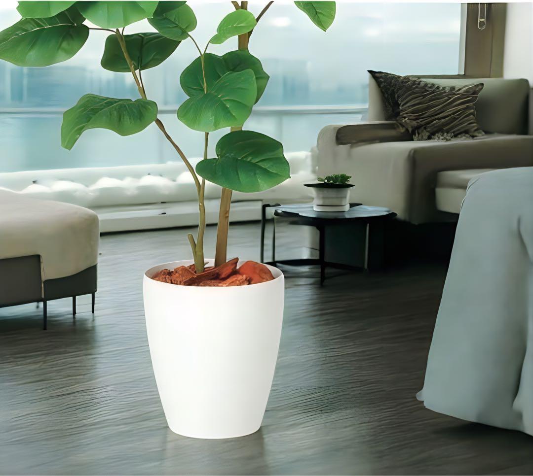 光触媒　人工観葉植物　フェイクグリーン　ウンベラータ2本立FST