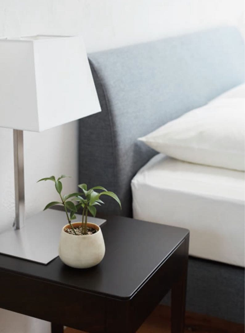 日本ベッド RAFFIA クイーンベッドフレーム グレー