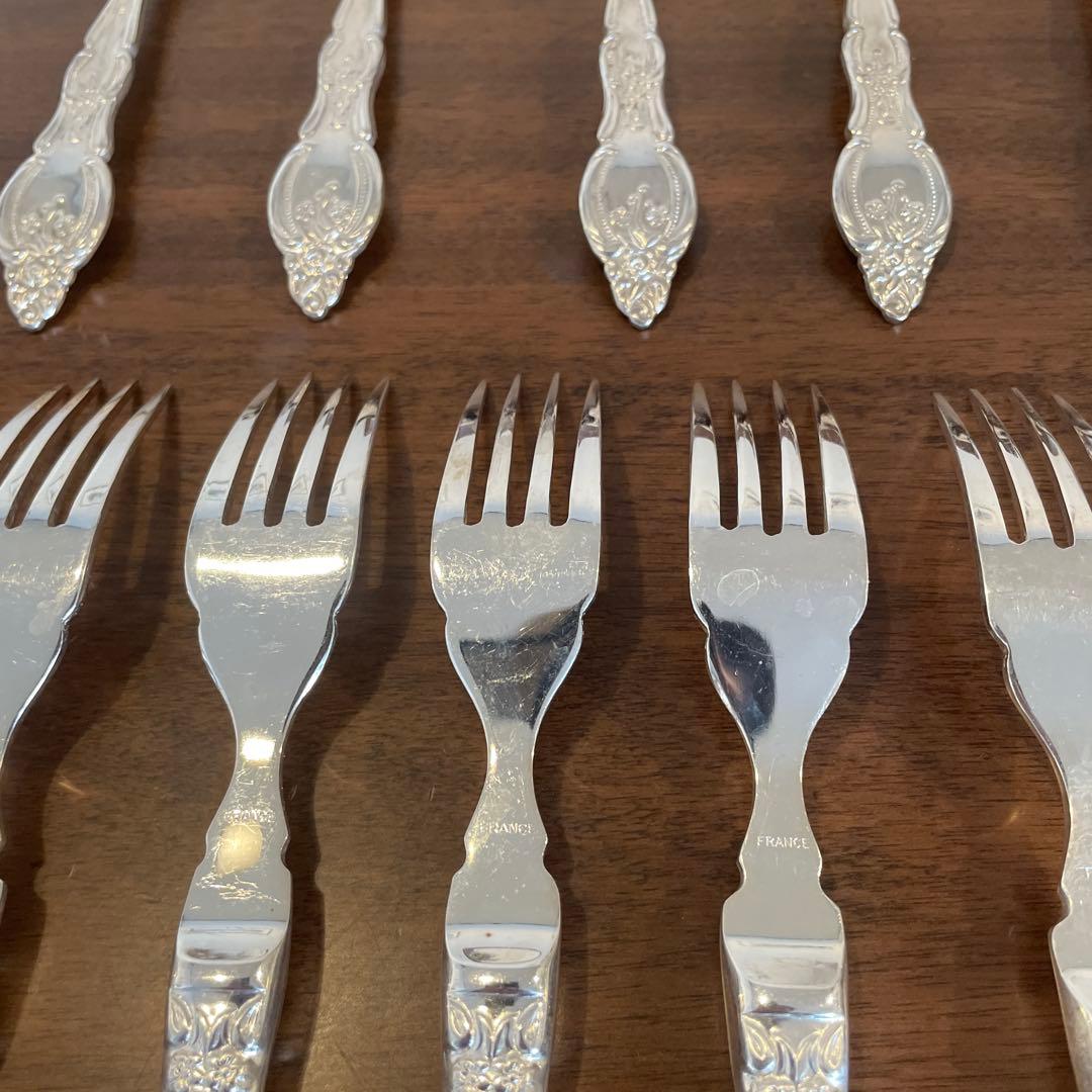 光和陶器Silver France カトラリーセット 洋白銀器 １７点