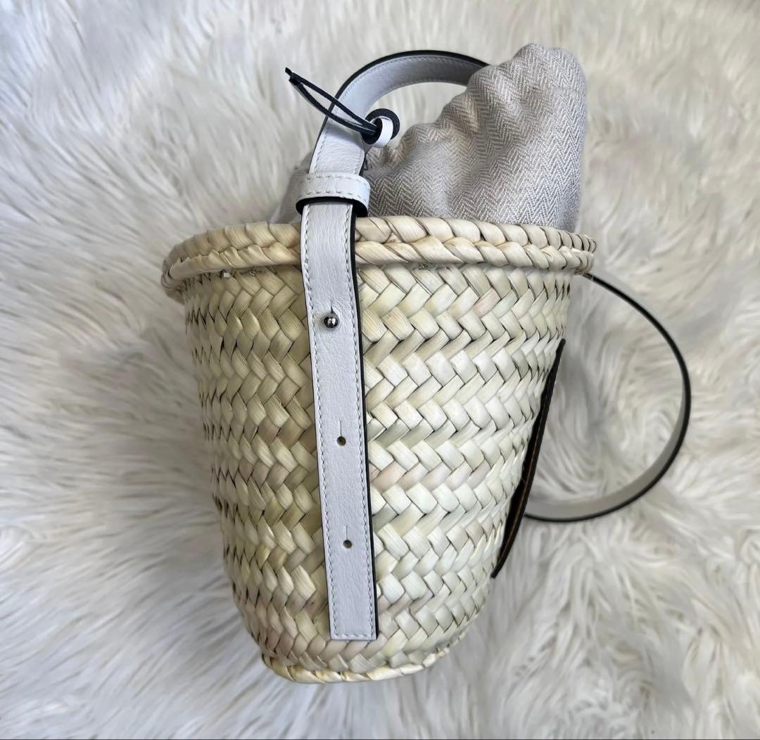 LOEWE かごバッグ ナチュラル　ヤシの葉