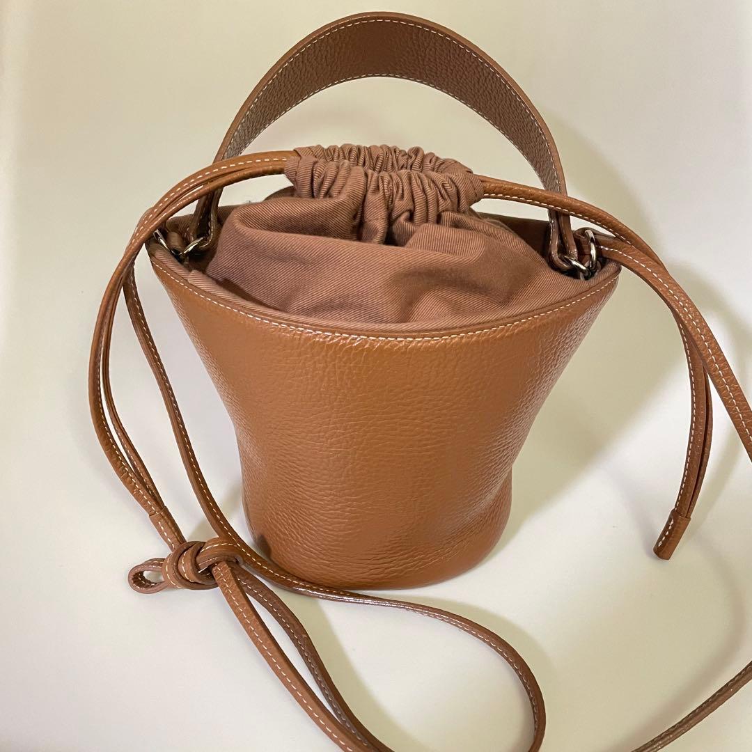 ayakobag キャメル　Pottery Bag