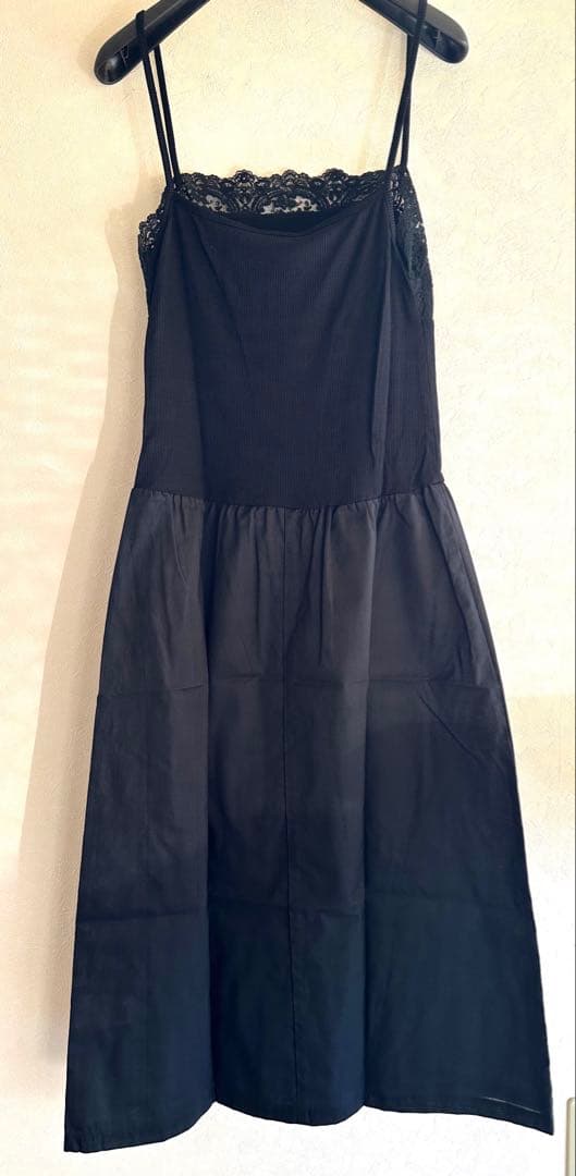 専用です！IKUKO イクコ ブラックレースキャミソールワンピース