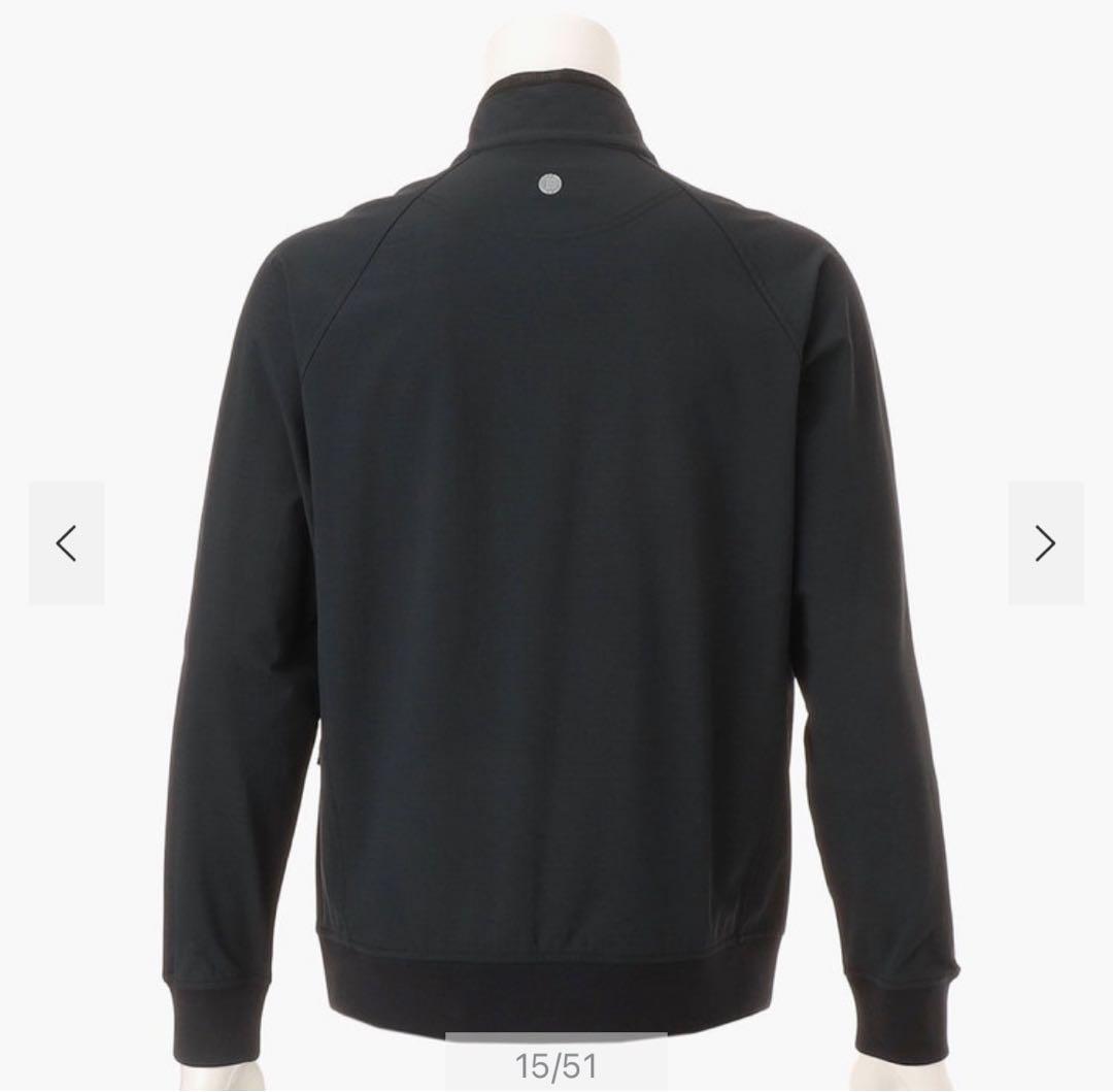 24AW ブリーフィングゴルフ　ストームフリースブルゾン黒L