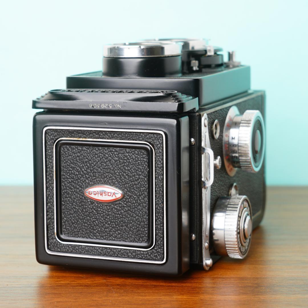 [美品] 完動品◎YASHICAFLEX C型 二眼レフ ケース付き #06