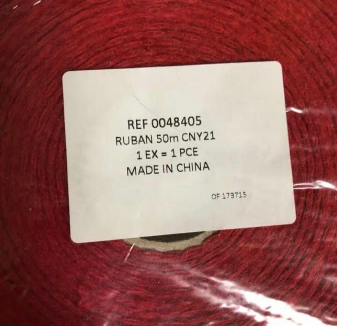 シャネル　2021新年限定　赤リボン　1ロール