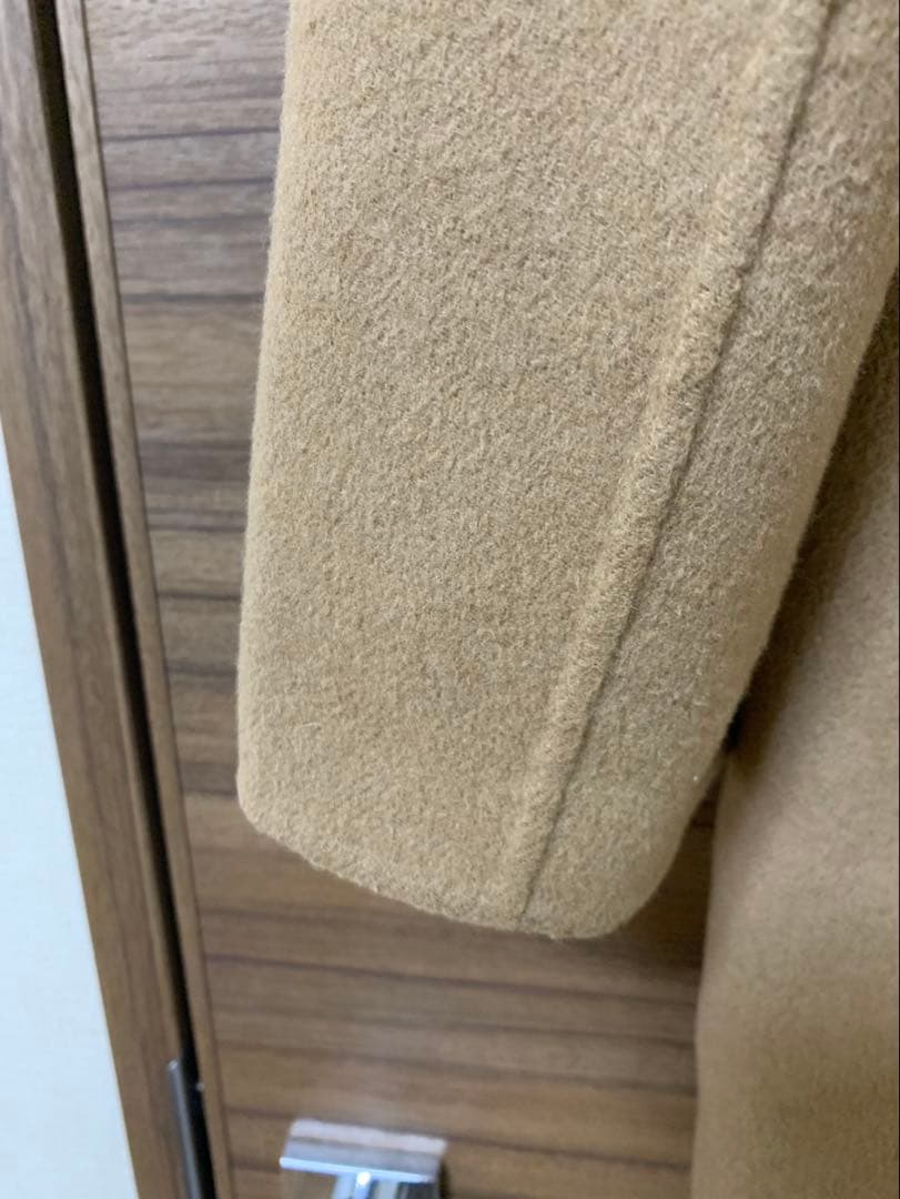 S Max Mara エスマックスマーラ ダブルブレスト ピーコートキャメル