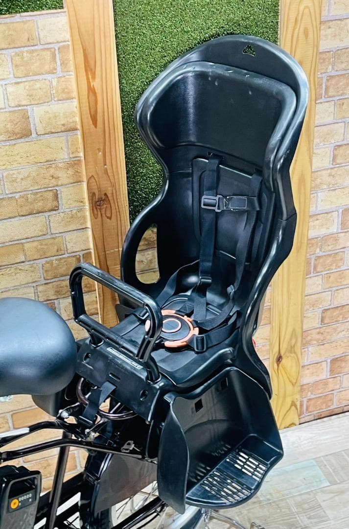 ブラウン系 大容量 パナソニック 子供乗せ電動アシスト自転車 H3333