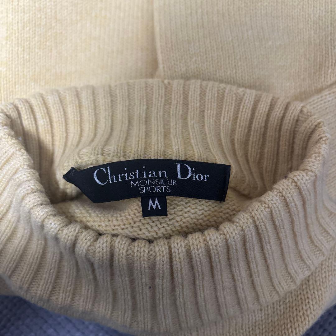 Christian Dior sports ディオール スポーツ セーター 黄色
