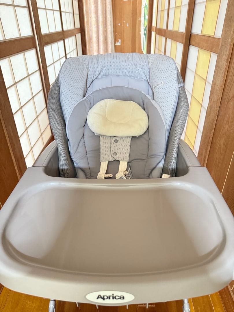 美品 ユラリズム　オート AC Aprica ハイローベッド&チェア