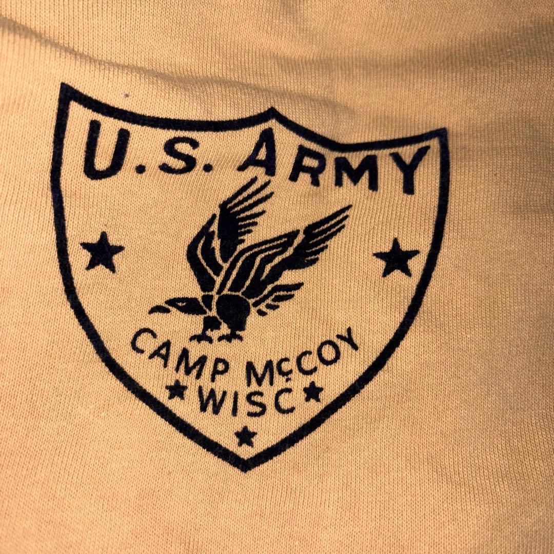 ウエアハウス U.S. ARMY ベージュ トレーナー 42／L