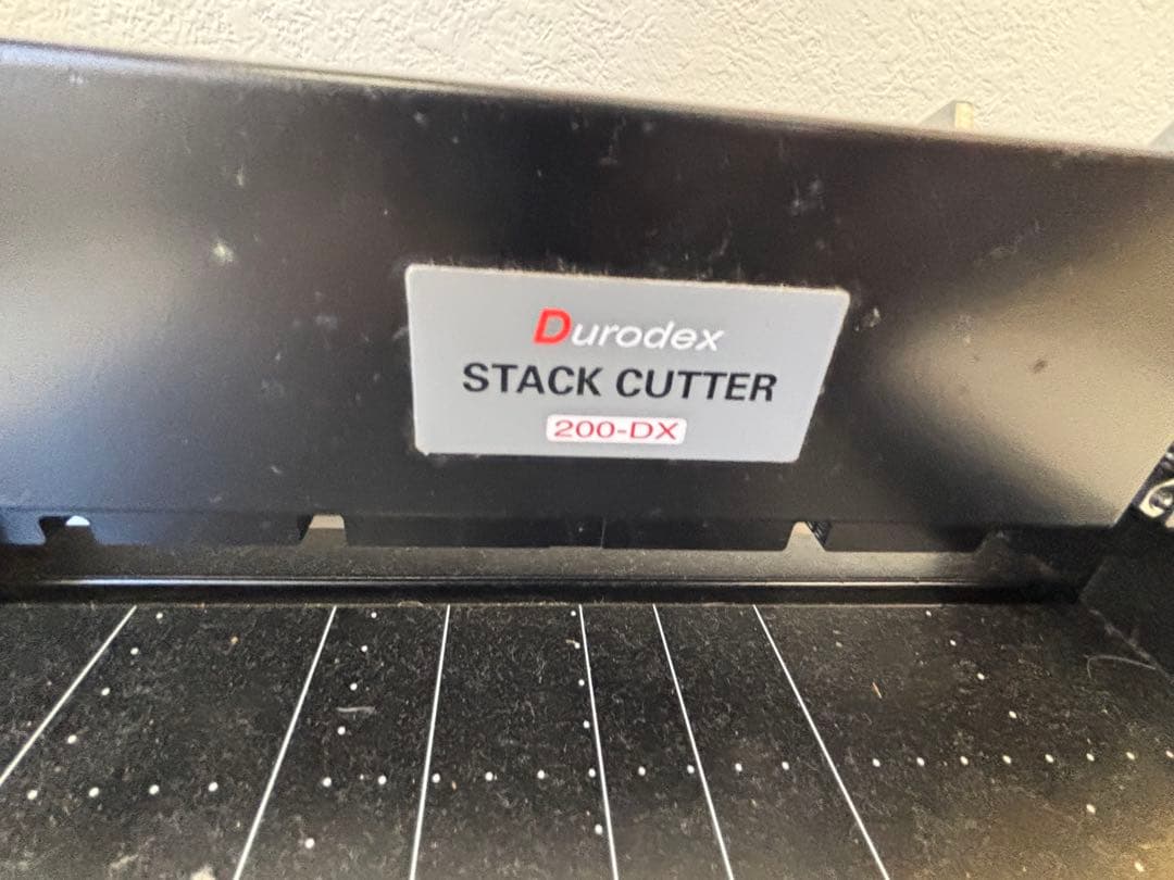★【売り切り】DURODEX STACK CUTTER 200-DX 裁断機