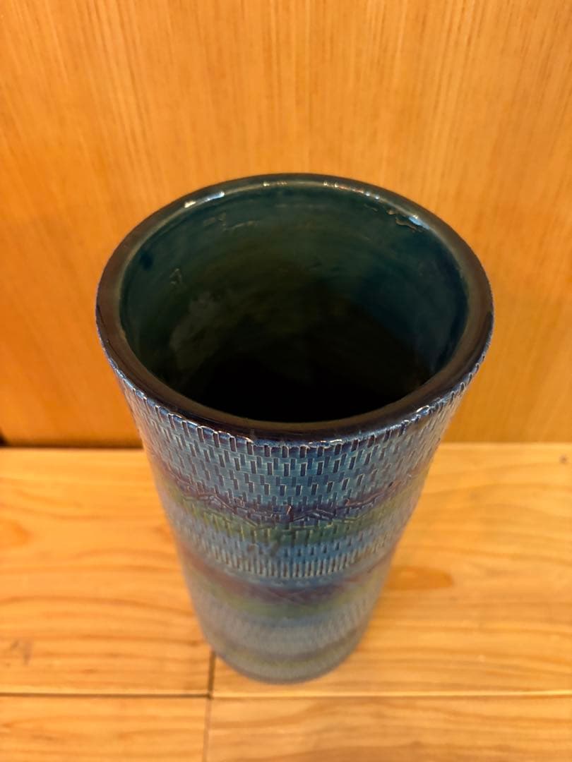 FLAVIA 傘立て リミニブルー　イタリア製　アンティーク