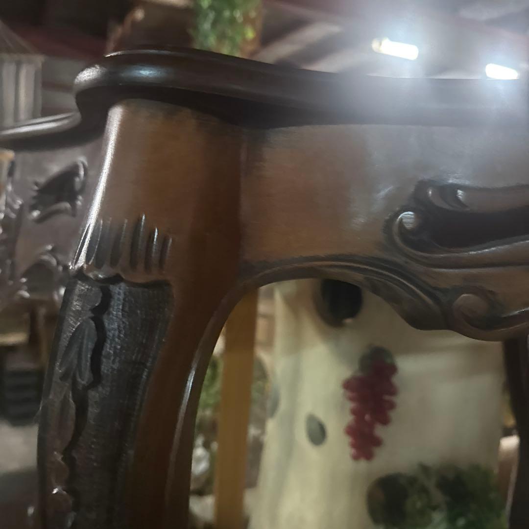 アンティーク　コンソールテーブル　マホガニー