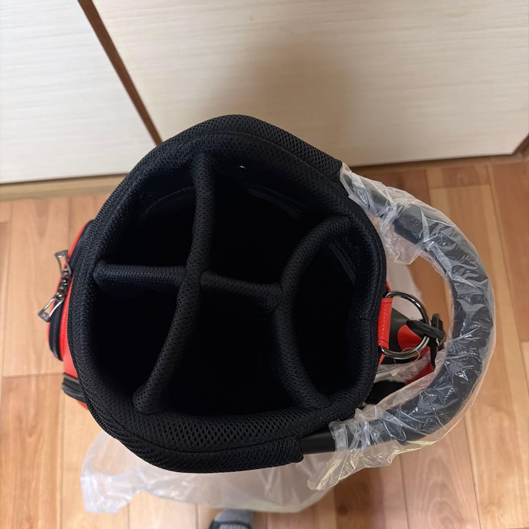 値下げ‼️新品早い者勝ち‼️22PUMA キャディバッグ ブラック/オレンジ9.5型