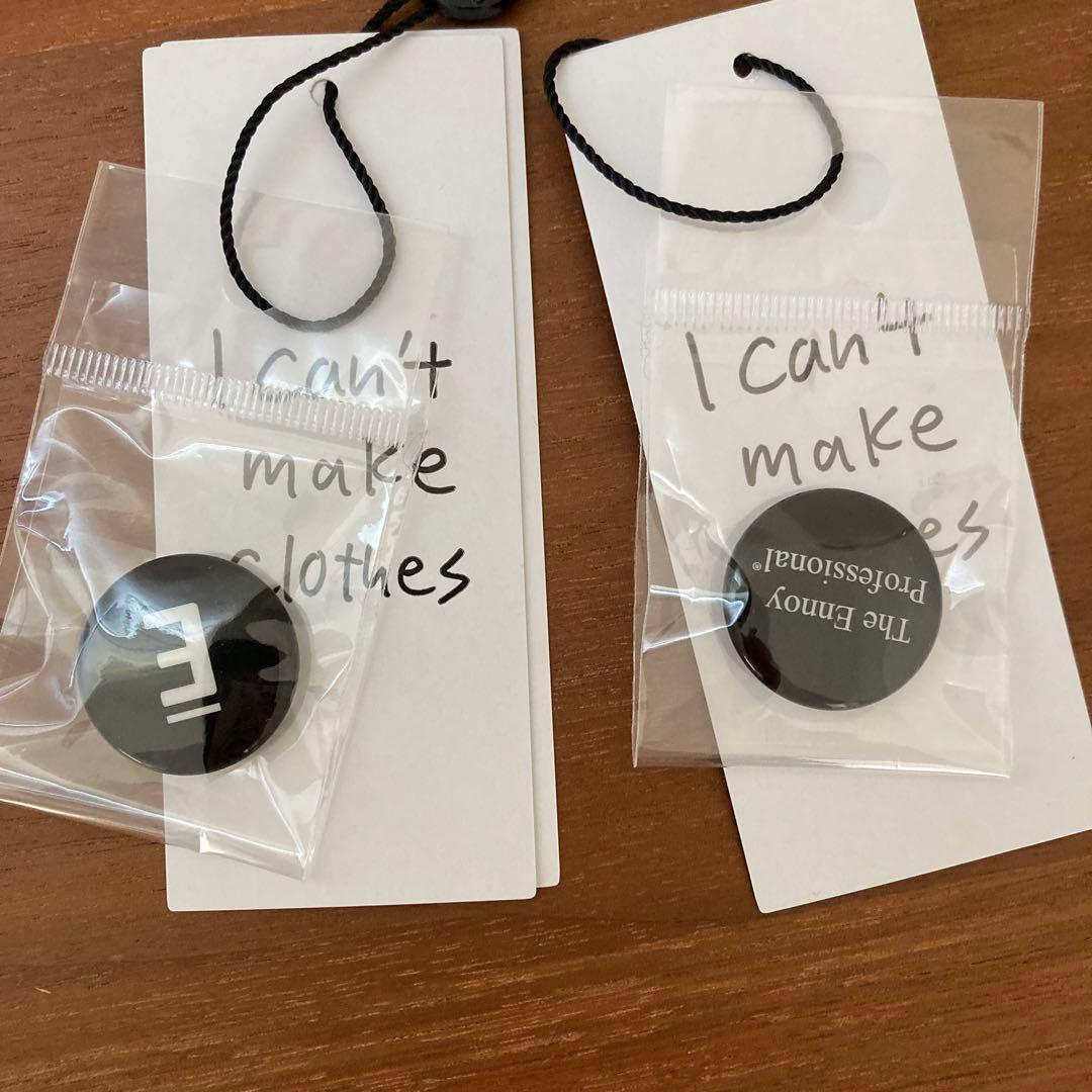 スタリスト私物　エンノイ　バッジ　ステッカーおまけ