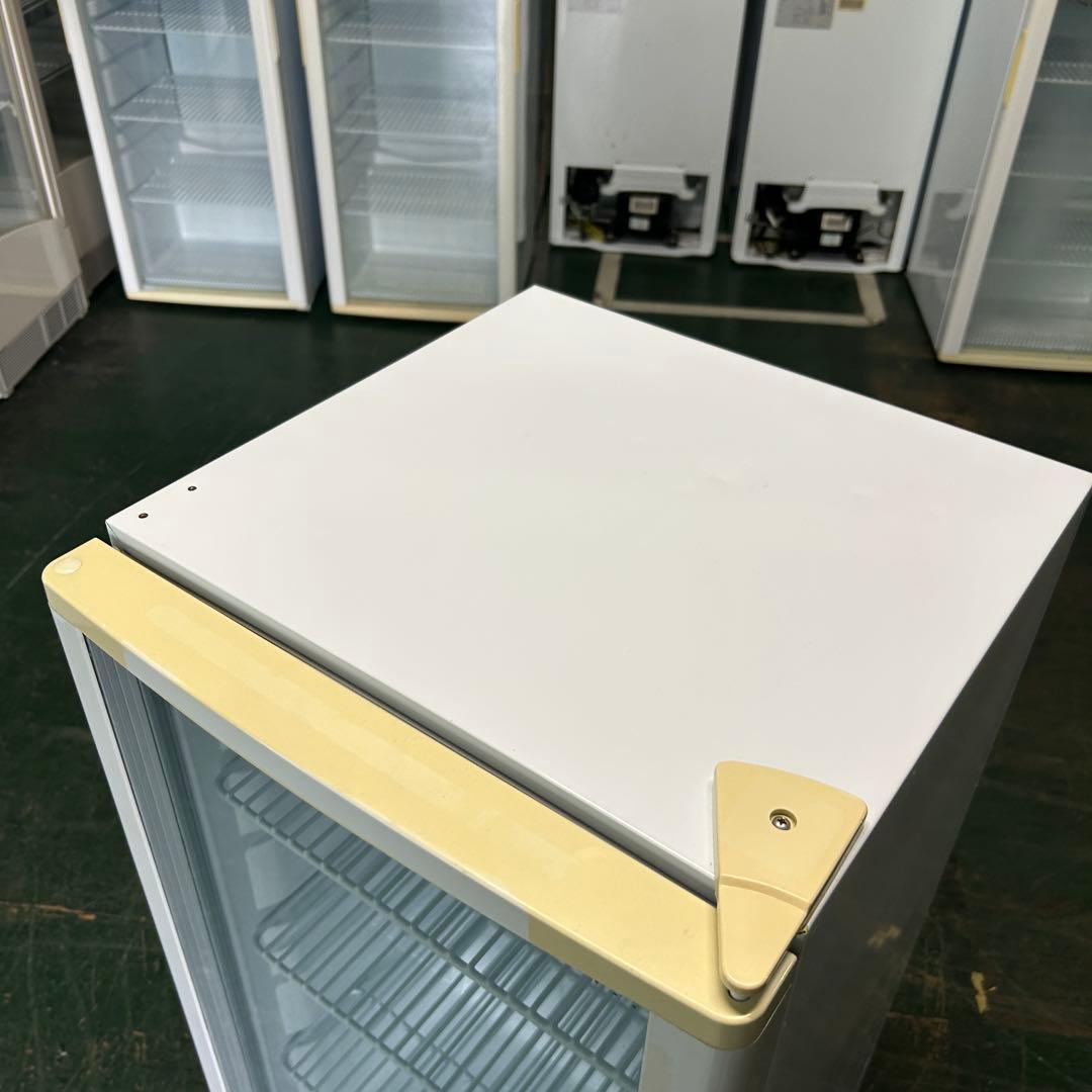 123業務用 冷蔵ショーケース オフィスコンビニ XW-105 左右開き 小型