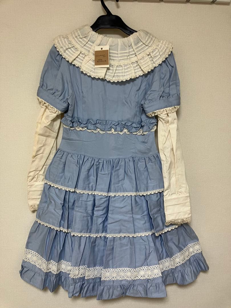 CHOCOCHIP COOKIE 水色 ゴスロリドレス フリル レース