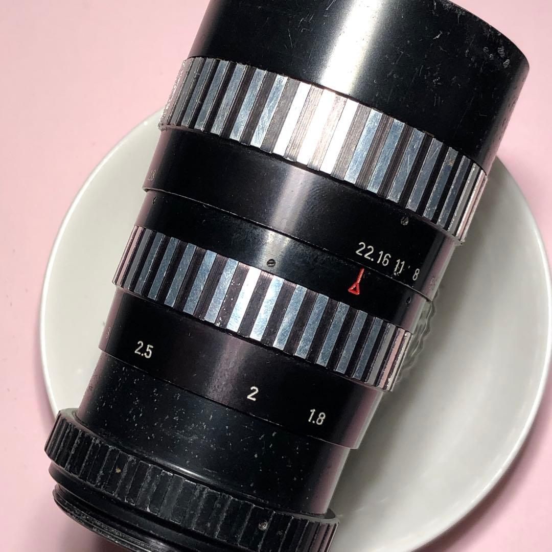 ゼブラ柄　REVUE 135mm f2.8 m42マウント