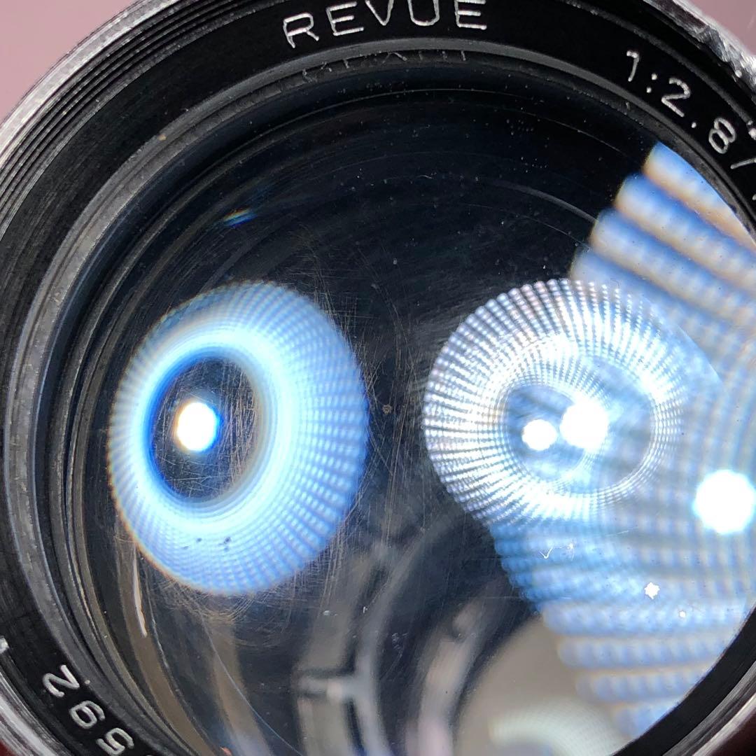 ゼブラ柄　REVUE 135mm f2.8 m42マウント